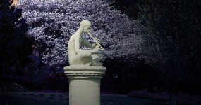 beeld Orpheus in het Zuiderpark, foto: Roel Wijnants
